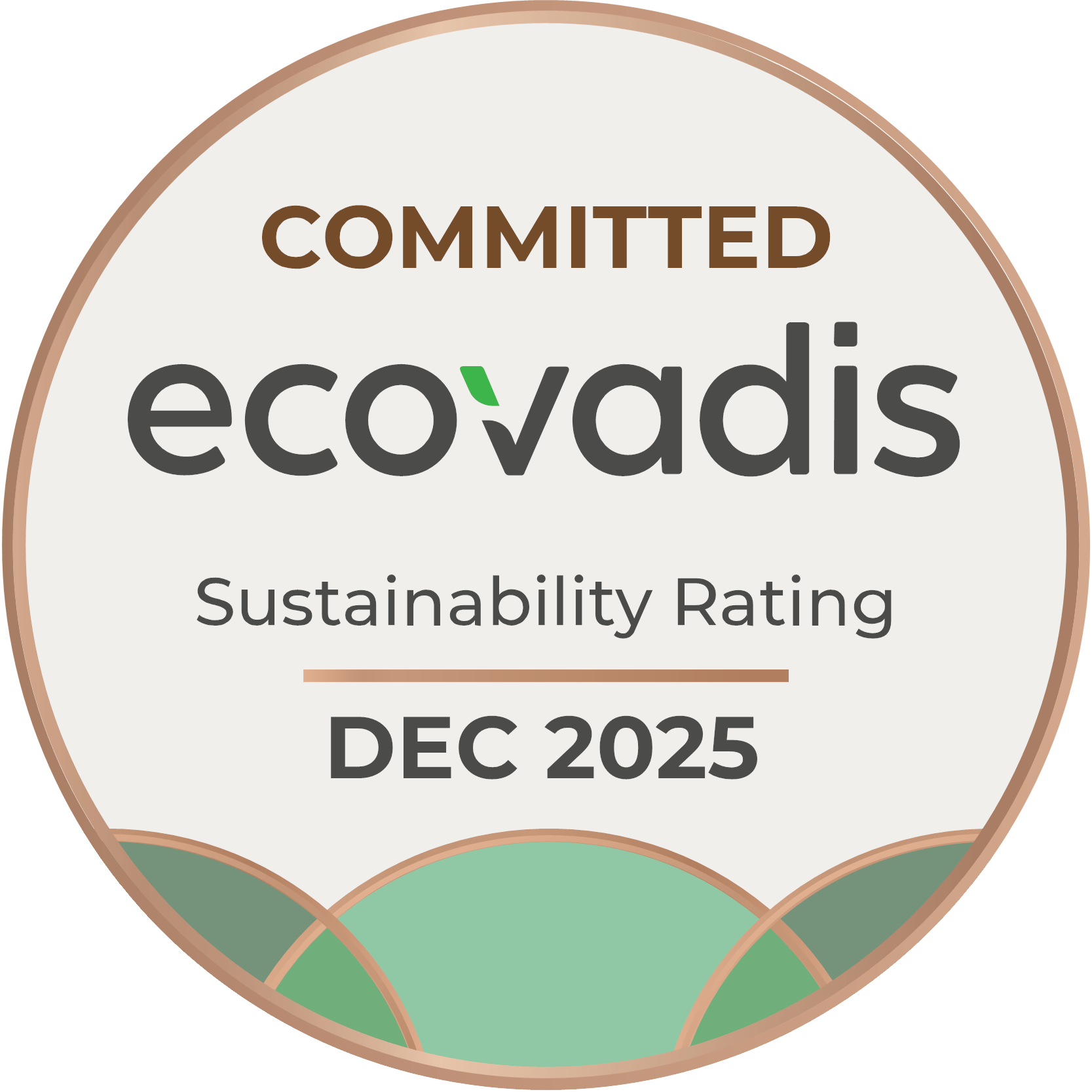 I badge e le medaglie EcoVadis premiano le aziende che hanno completato il processo di valutazione EcoVadis e hanno dimostrato di possedere un sistema di gestione relativamente solido che risponde ai criteri di sostenibilità, come indicato nella metodologia EcoVadis. Le aziende devono inoltre soddisfare specifici criteri di licenza e di idoneità per la promozione all’esterno con la medaglia o il badge EcoVadis. I clienti EcoVadis in possesso di un abbonamento Premium, Select o Corporate attivo possono promuovere* la loro medaglia o il loro badge all’esterno.